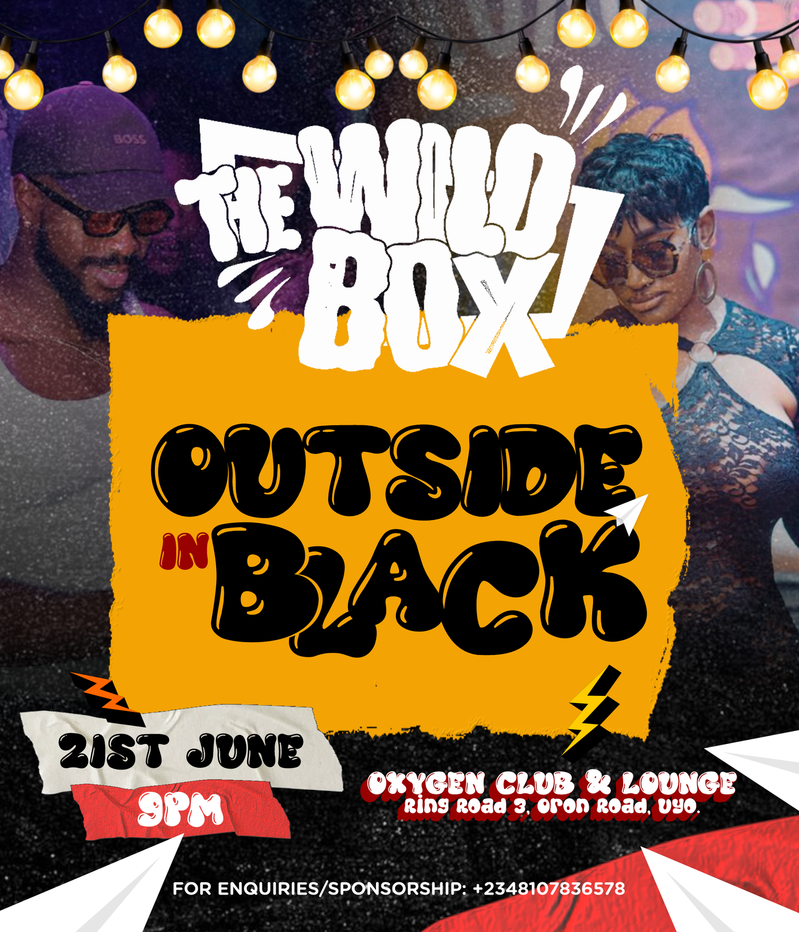 THE WILD BOX: OUTSIDE IN BLACK